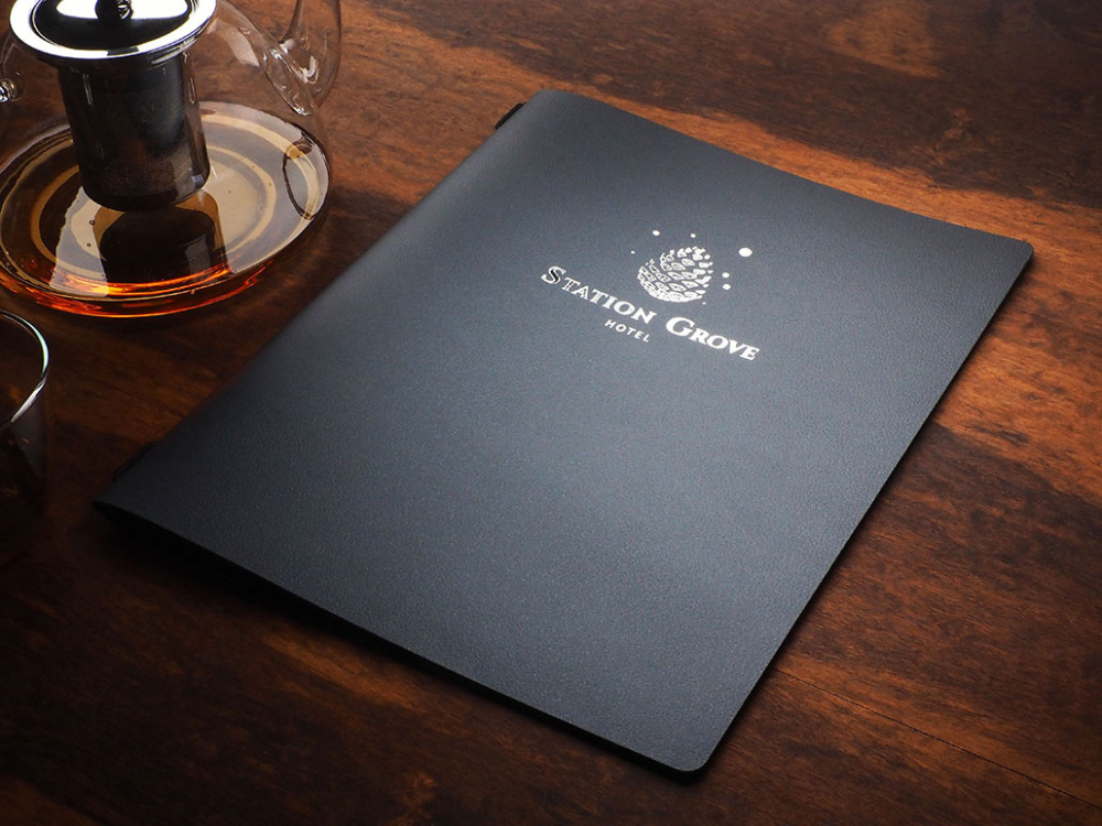 Logo trade promotional products image of: Menu cover 1959319