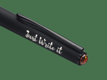 Logotrade promotional giveaways photo of: Ball pen with AMBER stone 2070036