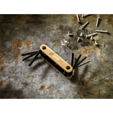 Logotrade promotional giveaway picture of: Bamboo Black Tool multi tool