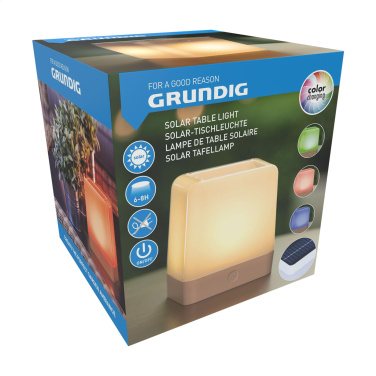 Logotrade promotional merchandise photo of: Grundig Lumo Solar Table Lamp