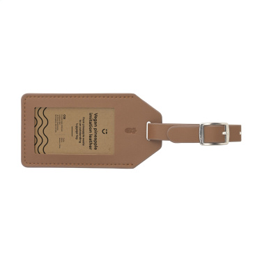 Logotrade advertising product image of: Vegan Pineapple Leather Luggage Tag