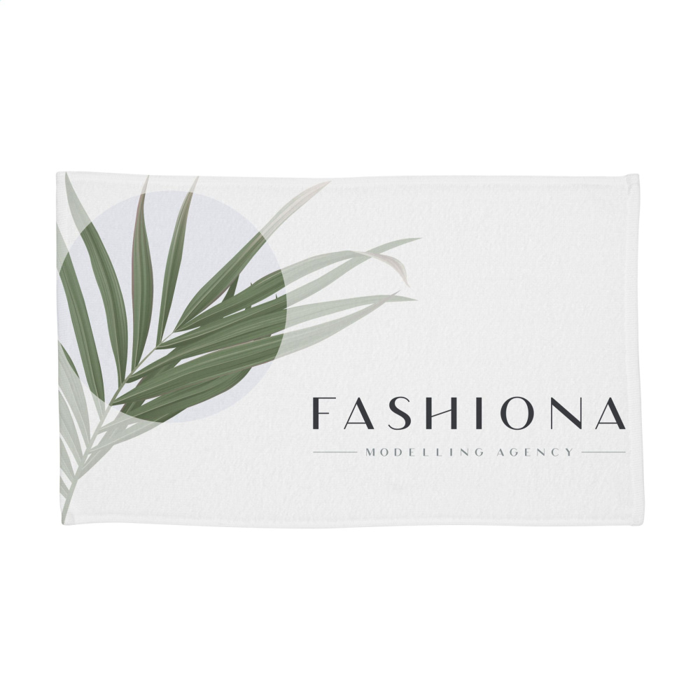 Logo trade advertising product photo of: Printed RPET BathTowel 350 g/m² 70x140