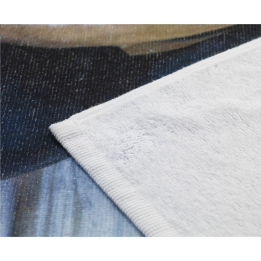 Logo trade business gifts image of: Printed RPET BathTowel 350 g/m² 70x140