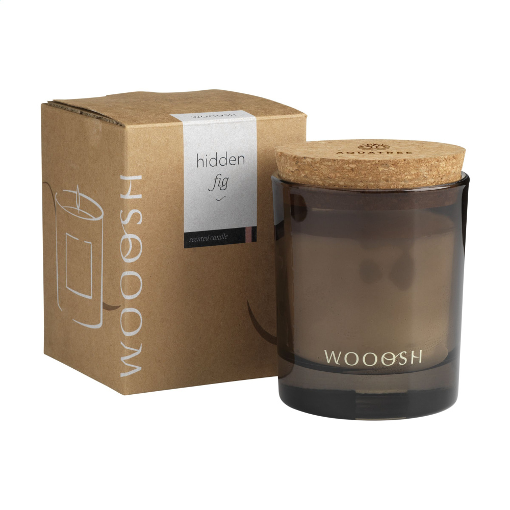 Logo trade promotional gifts picture of: Wooosh Scented Candle Hidden Fig