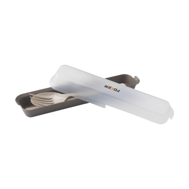 Logo trade advertising product photo of: Outdoor 3-piece Cutlery Set