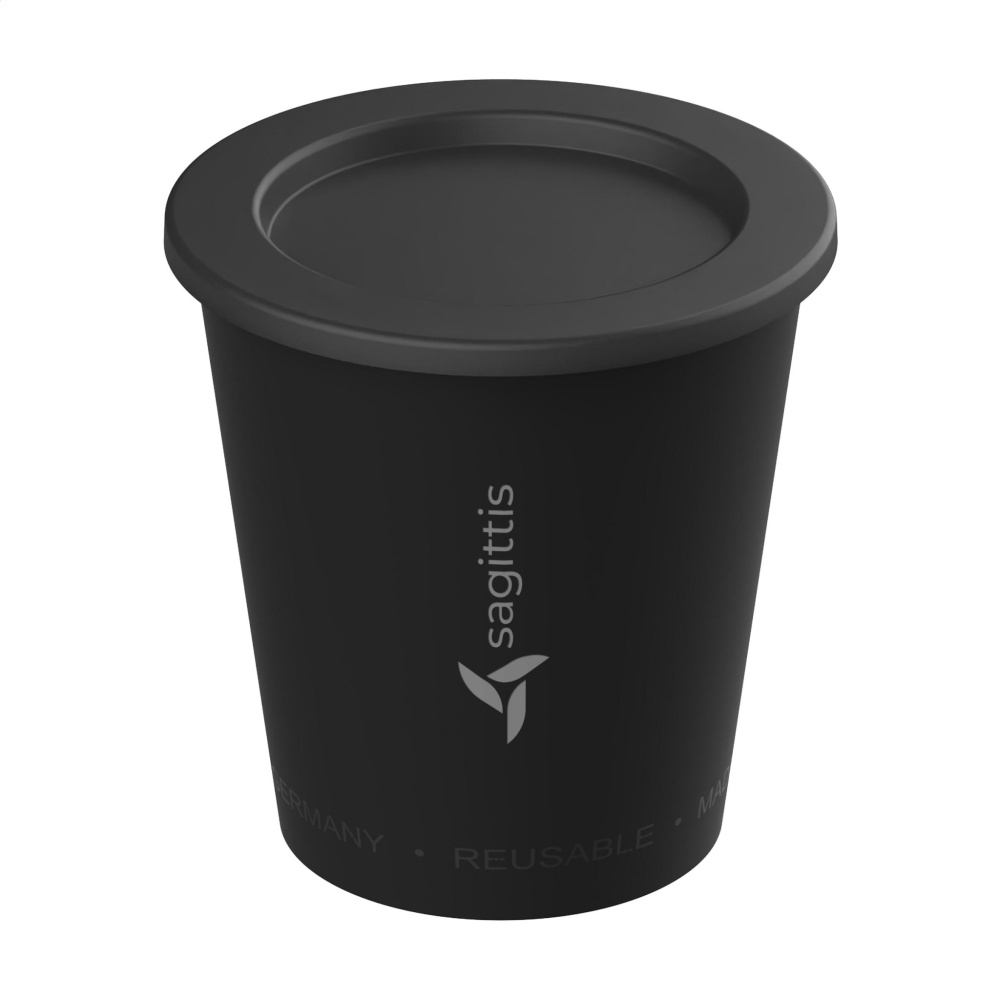 Logo trade advertising products image of: Drinking Cup Bio-Based Lid 200 ml