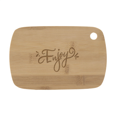 Logo trade promotional products image of: Bamboo Cheese Platter 2-pcs