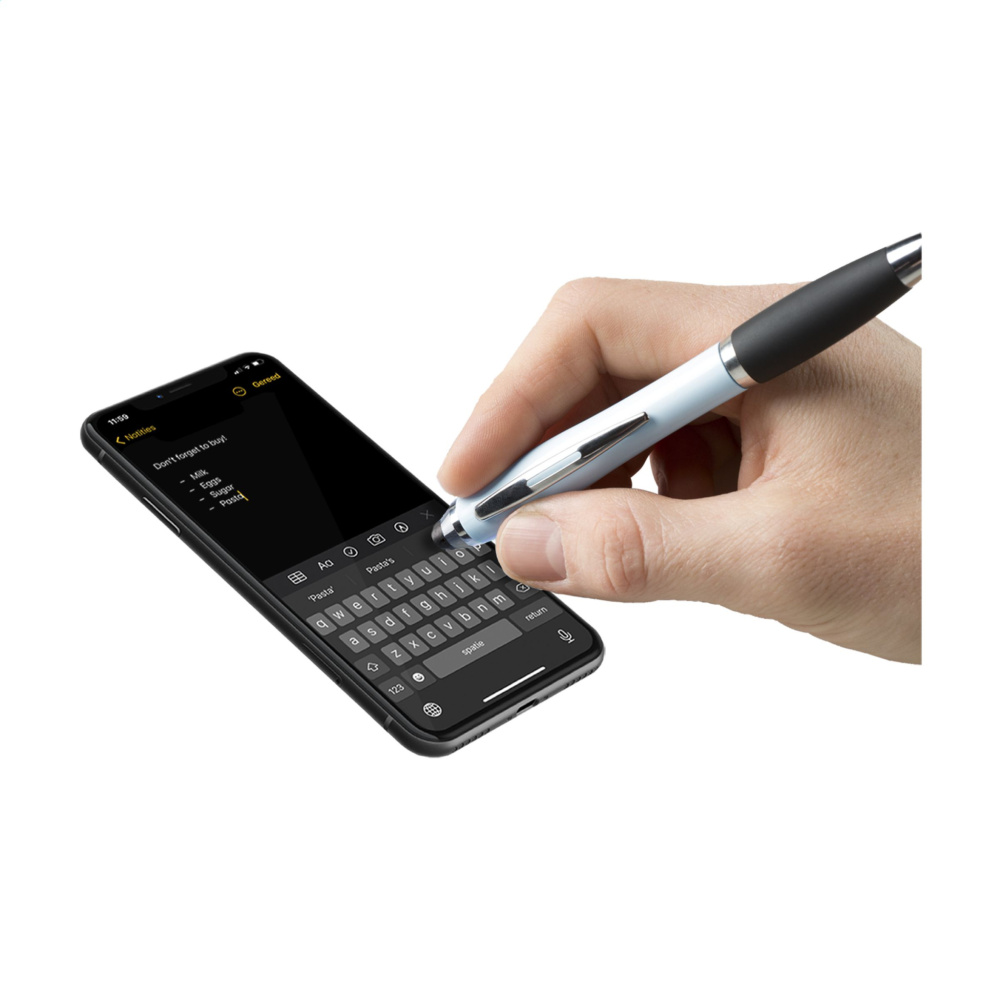 Logo trade business gift photo of: Athos Colour Touch stylus pen