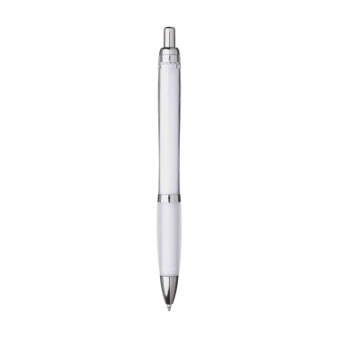 Logo trade corporate gifts image of: Athos Solid GRS Recycled ABS pen