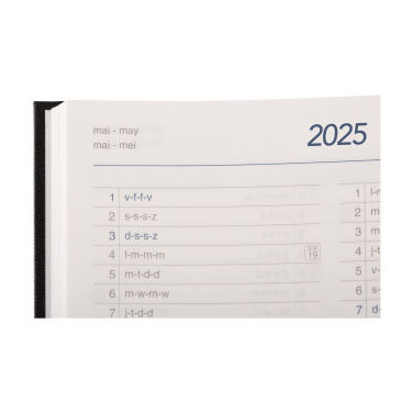 Logo trade business gifts image of: Eurodirect Balacron diary A5 4-languages