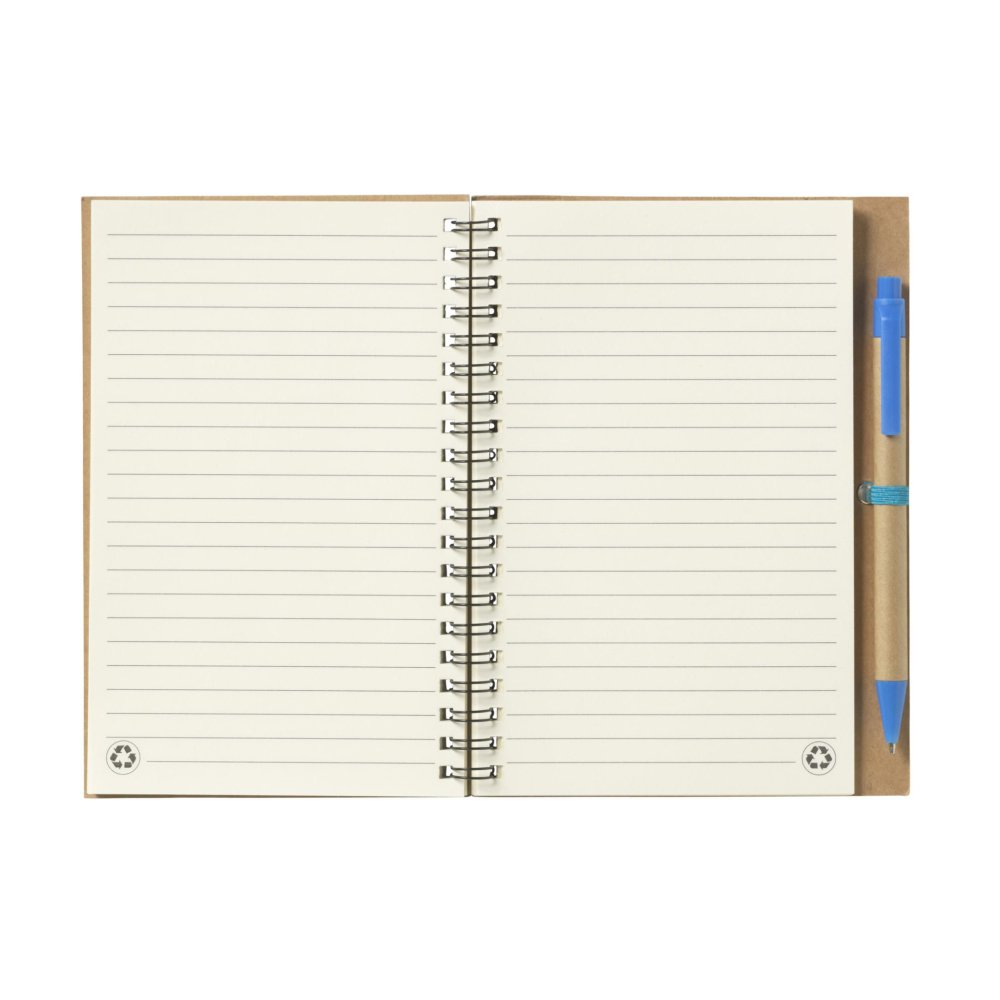 Logo trade promotional products image of: Recycle Note-L Paper notebook