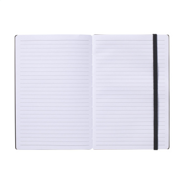 Logotrade business gifts photo of: Bamboo Journal Naked Spine Paper Notebook Black A5