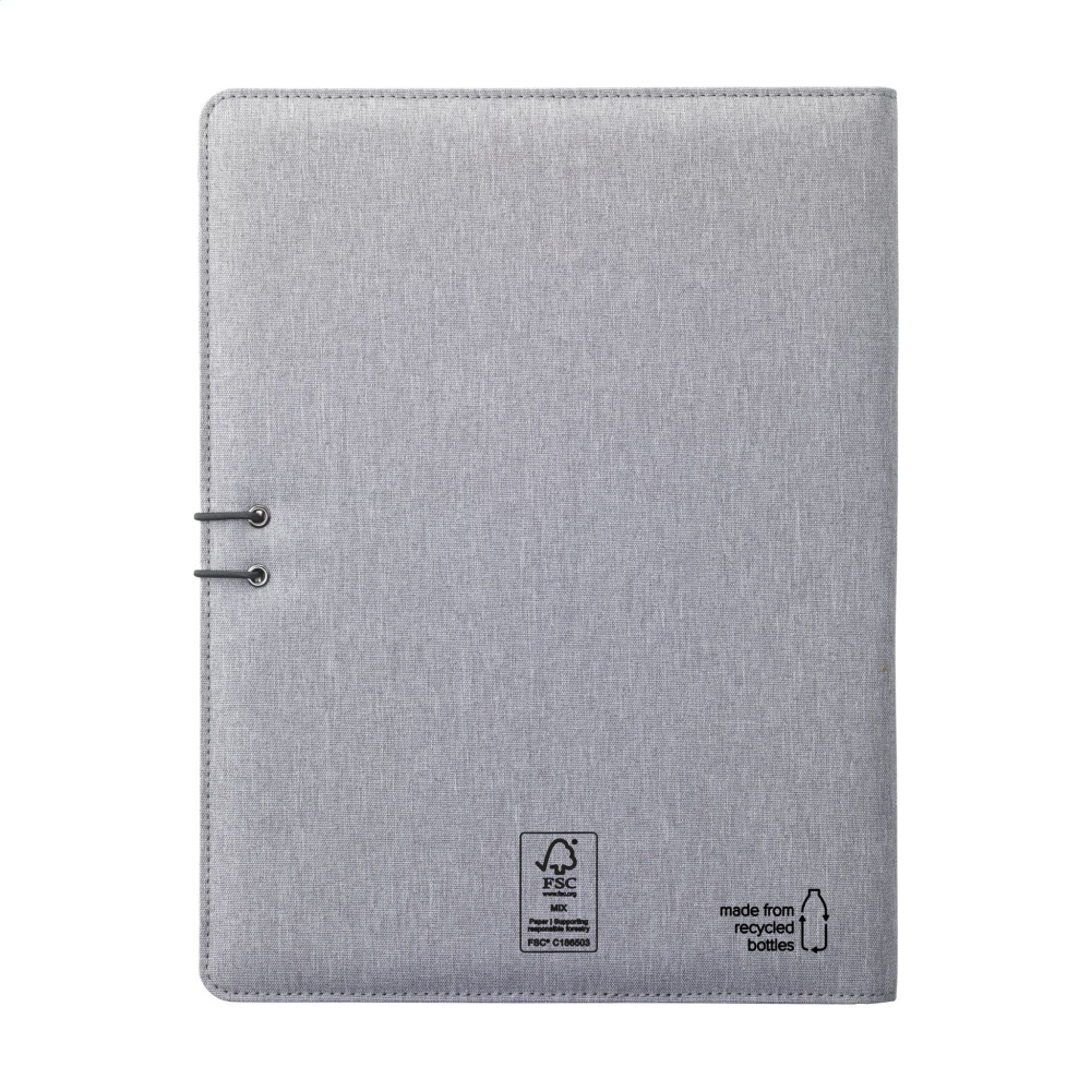 Logo trade promotional giveaway photo of: Quest Portfolio RCS RPET A4  document folder