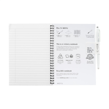 Logotrade promotional product image of: MOYU Erasable Stone Paper Notebook Custom SoftCover