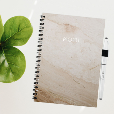 Logotrade promotional giveaway picture of: MOYU Erasable Stone Paper Notebook Custom SoftCover