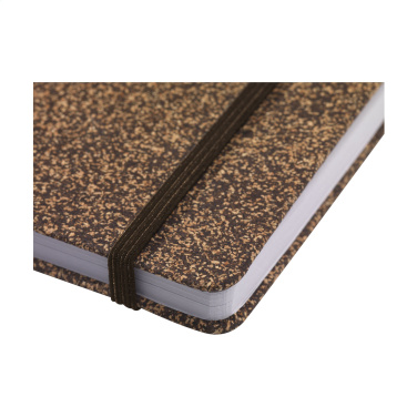 Logo trade business gifts image of: CoffeeGround Cork Paper Notebook A5