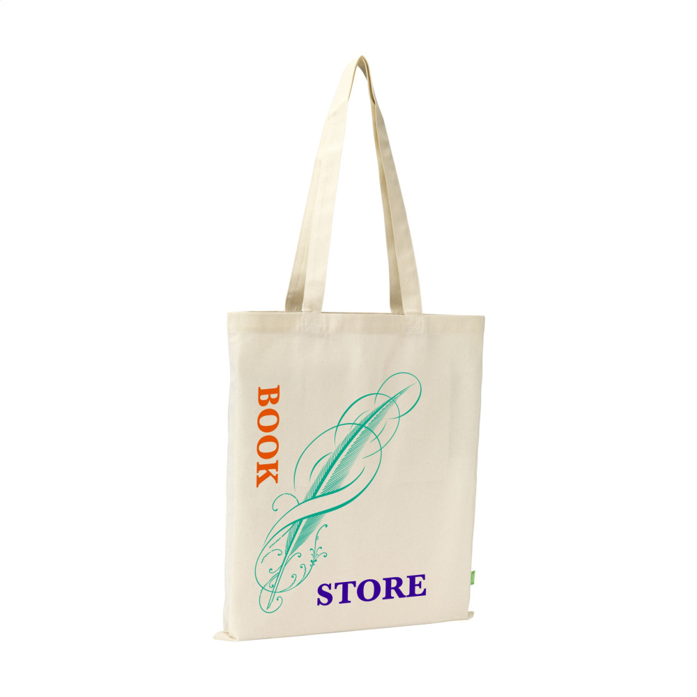 Logotrade business gift image of: Organic Cotton GOTS Shopper (140 g/m²) bag