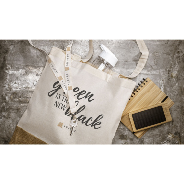 Logo trade promotional merchandise picture of: Combi Organic Shopper (160 g/m²) bag