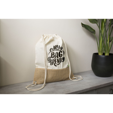 Logotrade business gifts photo of: Combi Organic Backpack (160 g/m²)