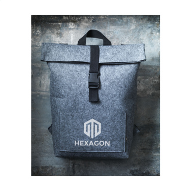 Logotrade promotional giveaway picture of: Nolan GRS RPET Felt backpack