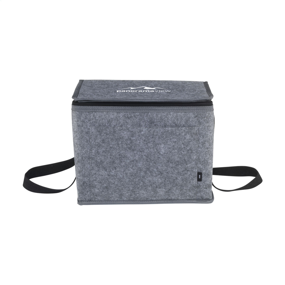 Logo trade promotional products image of: Keep-it-Cool GRS Felt RPETcooling bag