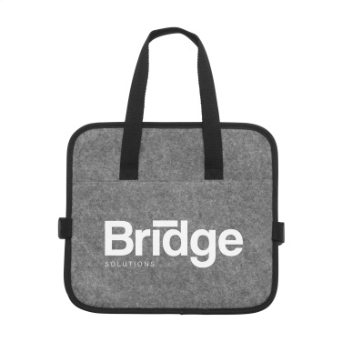 Logo trade promotional gifts image of: Trunk GRS RPET Felt Organiser Cooler bag