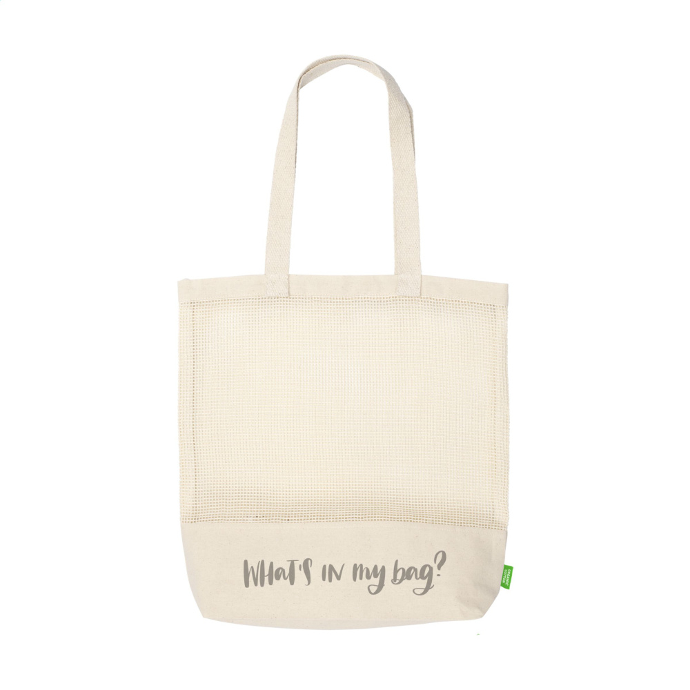 Logotrade business gifts photo of: Natura Organic Mesh Shopper (180 g/m²) shopping bag
