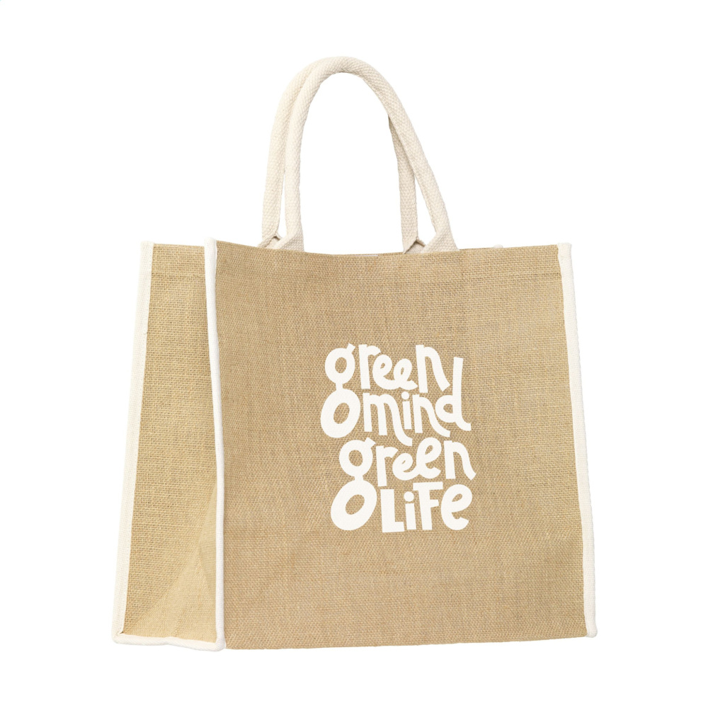 Logo trade promotional products picture of: Gerona Jute Shopper bag
