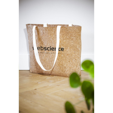 Logo trade promotional gifts picture of: Lagos Cork Shopper bag