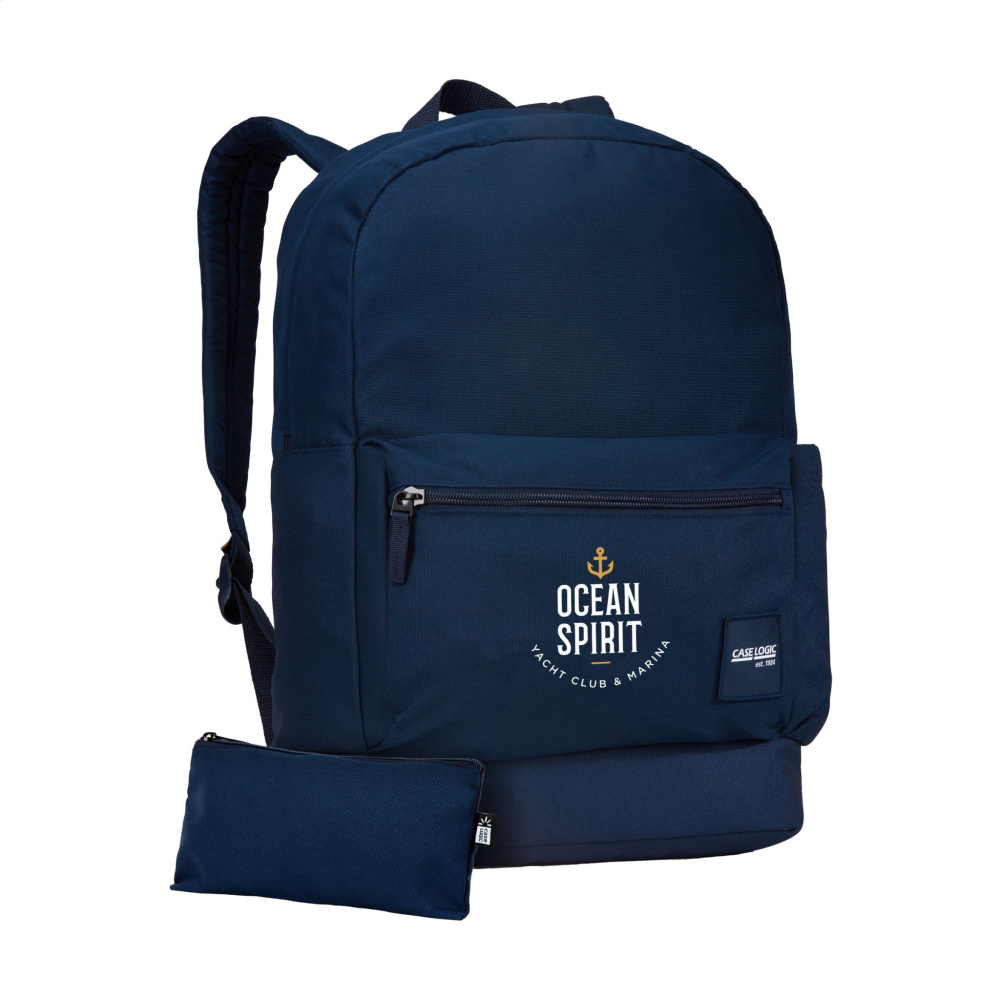 Logotrade promotional product picture of: Case Logic Commence Recycled Backpack 15,6 inch