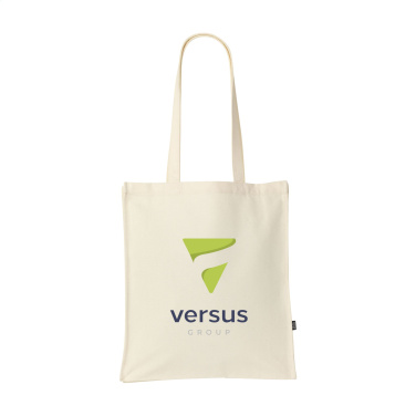 Logo trade promotional giveaways image of: Solid Bag GRS Recycled Canvas (340 g/m²)