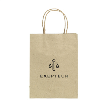 Logotrade corporate gifts photo of: Leaf It Bag recycled grass paper (120 g/m²) M