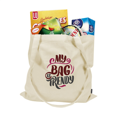 Logo trade promotional merchandise picture of: ShoppyBag GRS Recycled Cotton (140 g/m²)