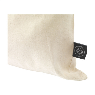 Logotrade promotional merchandise photo of: Gift Pouch Natural GRS Recycled Cotton (150 g/m²) L