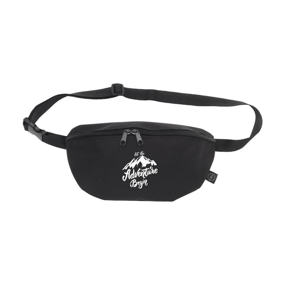 Logo trade business gifts image of: Huckle Belt Bag GRS RPET waist bag