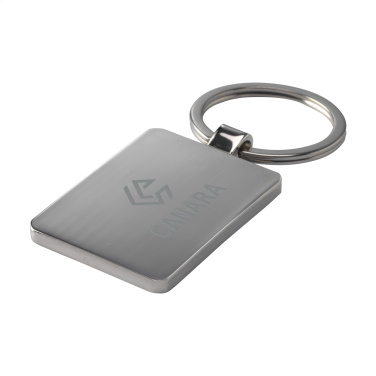 Logo trade promotional gifts picture of: Bamboo Key Rectangle keyring