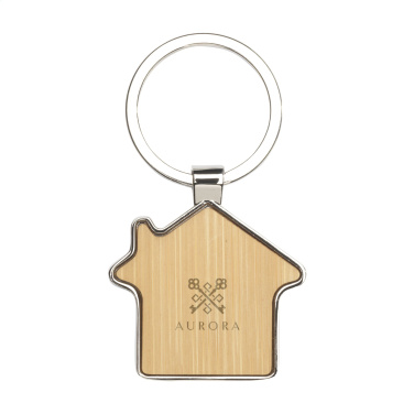 Logotrade promotional item picture of: Casa bamboo keyring