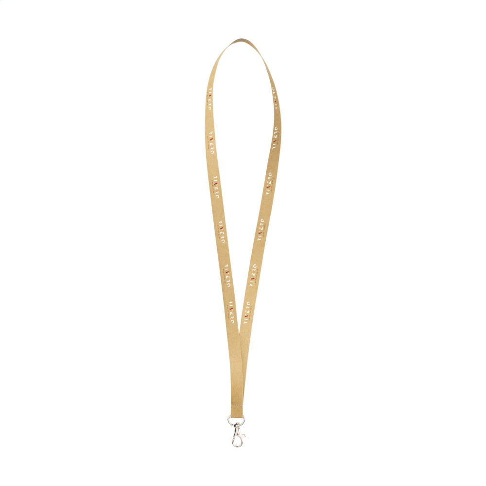 Logotrade promotional item image of: Lanyard Paper 1,5 cm keycord