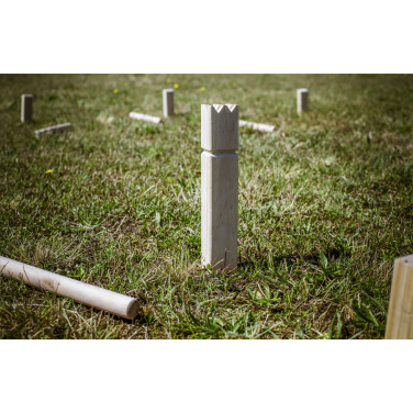 Logo trade promotional giveaways picture of: Kingdom Kubb Outdoor Game