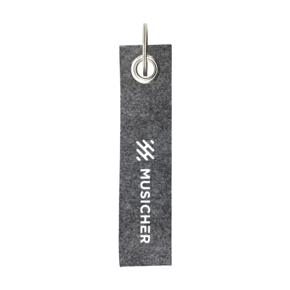 Logo trade promotional item photo of: GRS RPET Felt Keyring