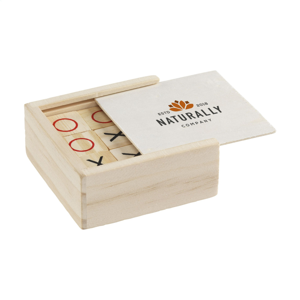 Logotrade business gift image of: Tic Tac Toe Game Bamboo
