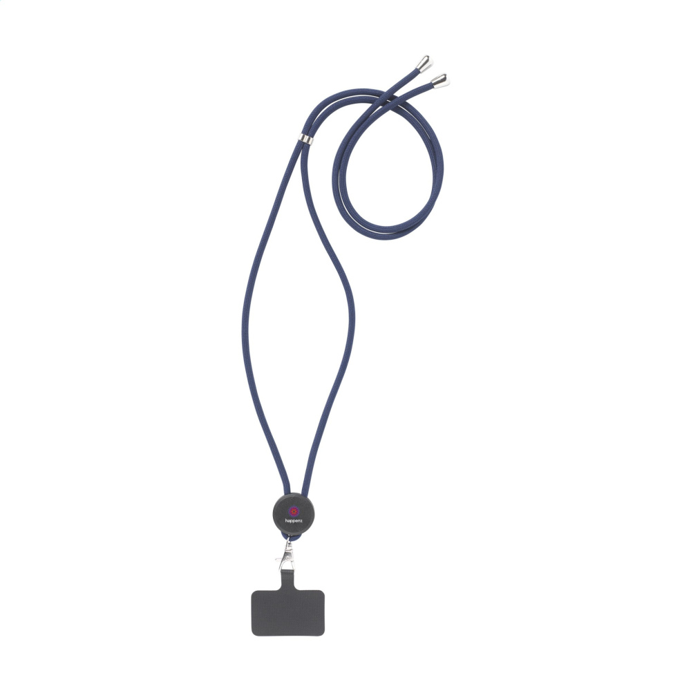 Logo trade business gift photo of: Lace Lanyard GRS RPET 5 mm keycord