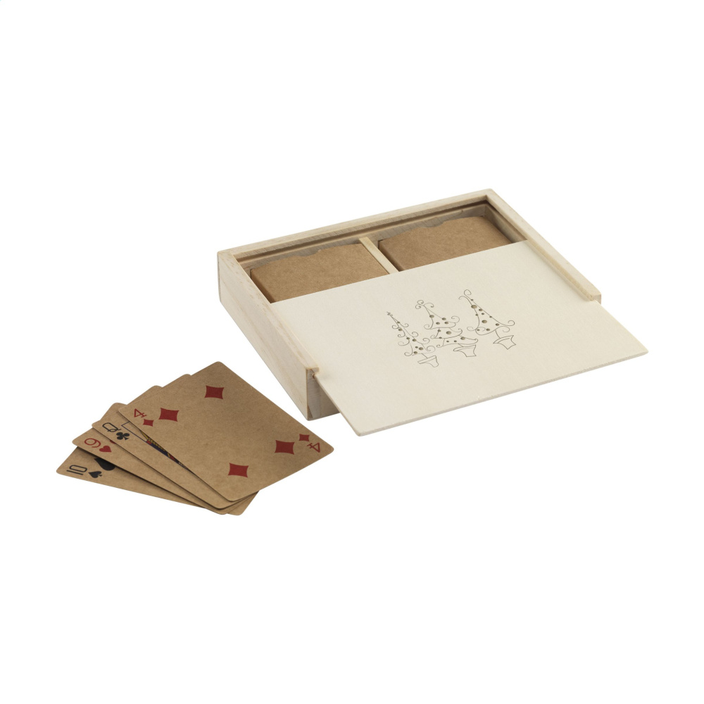 Logo trade promotional items picture of: Recycled Playing Cards Double X-Mas