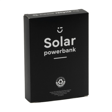 Logo trade corporate gifts image of: Solar RCS Powerbank 4000 power charger
