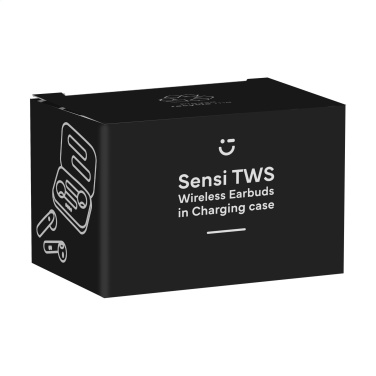 Logo trade promotional gifts image of: Sensi TWS Wireless Earbuds in Charging Case