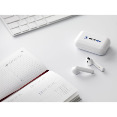 Logotrade promotional merchandise image of: Sensi TWS Wireless Earbuds in Charging Case