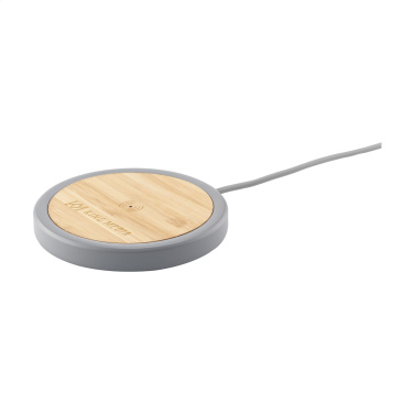 Logo trade promotional merchandise picture of: Lidos Stone ECO 10W Wireless Charger