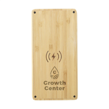 Logo trade promotional products picture of: Solar Powerbank 8000+ Wireless Charger