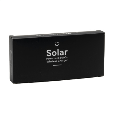 Logotrade business gifts photo of: Solar Powerbank 8000+ Wireless Charger