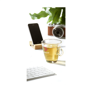Logotrade advertising products photo of: Supporto Bamboo phone stand